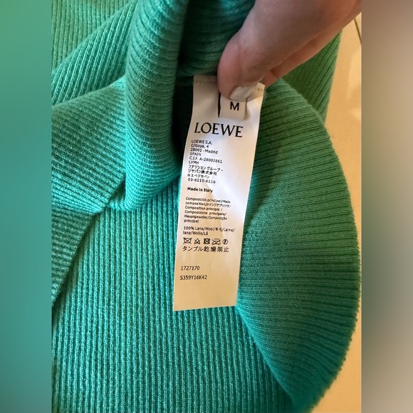 Green Ribbed Tank Top - Medium - Picture 7 of 7